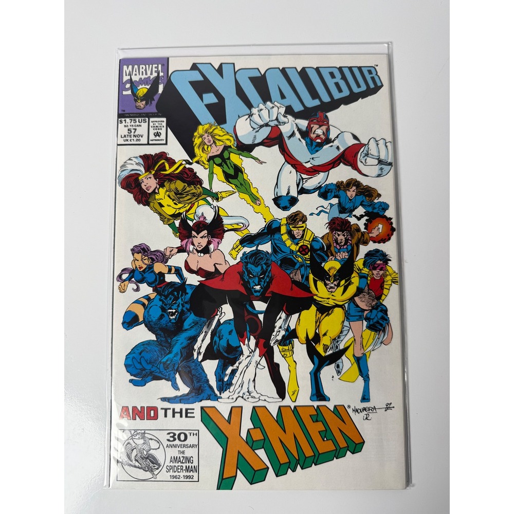 Excalibur 57 Marvel Comics 1992 X-Men Crossover Joe Madureira Cover Art